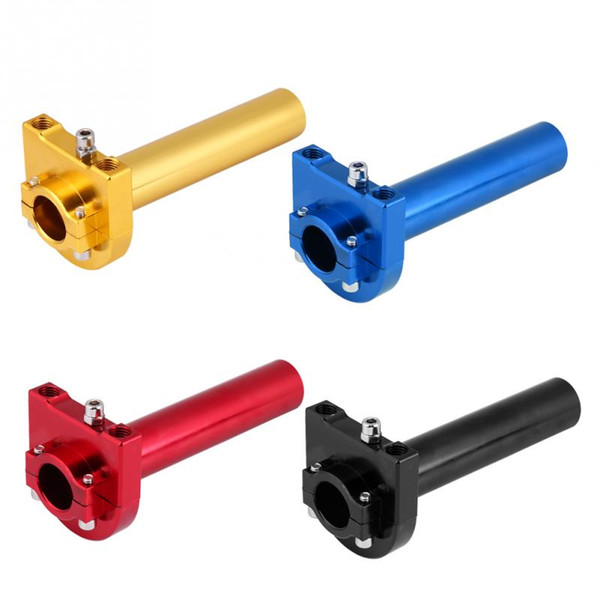 22mm CNC Aluminum Grip Accelerator Moped Scooter Dirt Bike Refit Part 4 Colors Universal 7/8