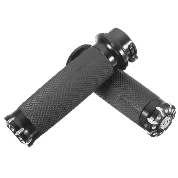 1 Pair Hand Grip Aluminum Durable Sports Black Outdoor Motorcycle CNC Easy Operation Universal for for Yamaha