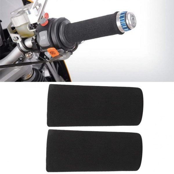 2pcs Motorcycle Non-slip Anti Vibration Soft Foam Handlebar Grip Cover motorsiklet aksesuarlari