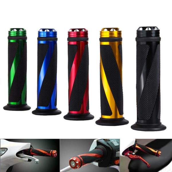 1Pair Motorcycle grips hand rubber pedal biker scooter handlebar grips modified handlebar throttle turn Grip Settle Handle