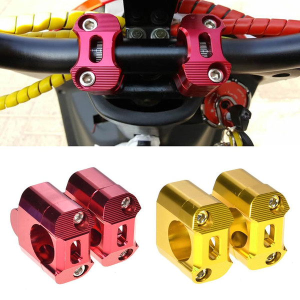 1 Pair 28mm Motorcycle Handlebar Clamps Adapter Risers Taper for BWS MSX-125 2019