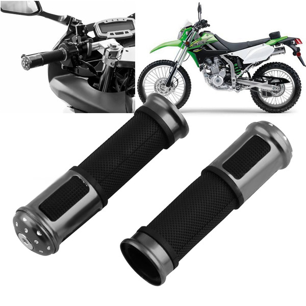 Motorcycle Super tough CNC handlebar 1 Pair CNC aluminium alloy Motorcycle Modified Anti-slip Rotatable Handlebar Hand Grips