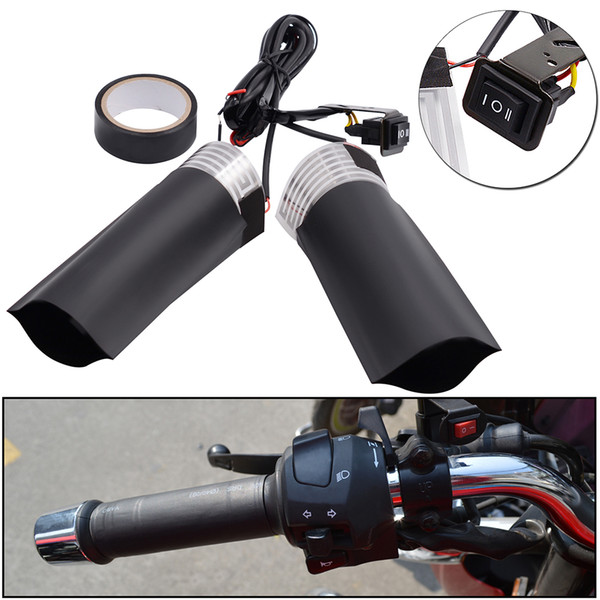 30°-60° Universal Motorcycle Heated Grips Inserts Handle Warmer Hand