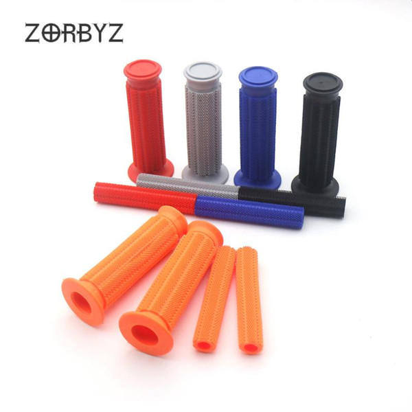 ZORBYZ Motorcycle 7/8'' 22mm Rubber Handlebar Grip With Brake Clutch Lever Rubber Cover For Yamaha