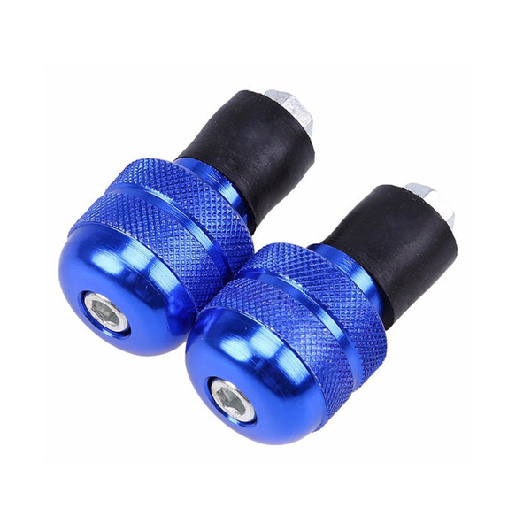 2Pcs Universal Aluminum 7/8 inch Motorcycle Handlebar Gear Balanced Plug 22mm Blue Red Black Silver For Scooter Ebike