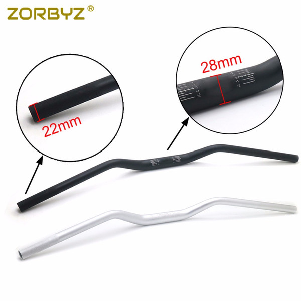 ZORBYZ 22mm 28mm Aluminum Tracker Handlebars Drag Bar For Street Motorcycle