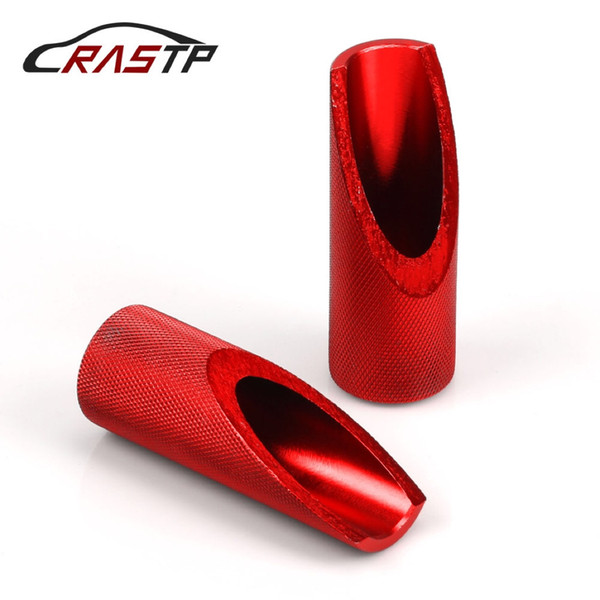 RASTP - High Quality Aluminum Motorcycle Motorbike Red Foot Pegs for Honda Ruckus Zoomer Motor Accessories RS-ENL015