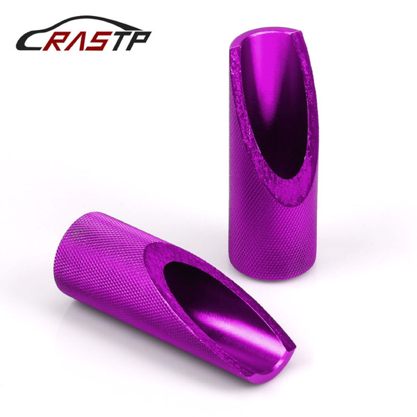 RASTP - High Quality Aluminum Motorcycle Motorbike Purple Foot Pegs for Honda Ruckus Zoomer Motor Accessories RS-ENL015