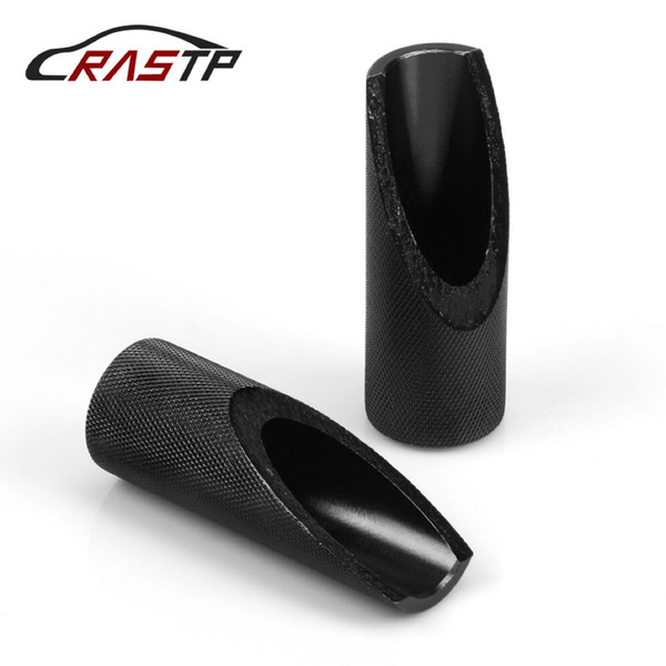 RASTP - High Quality Aluminum Motorcycle Motorbike Black Foot Pegs for Honda Ruckus Zoomer Motor Accessories RS-ENL015