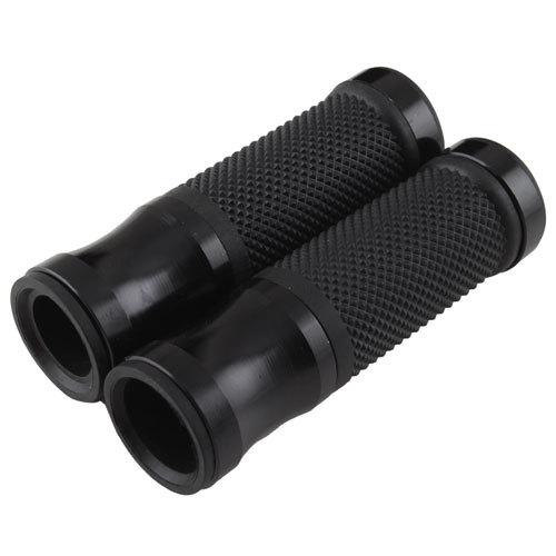 Motorcycle Handlebar Motorcycle Custom Gel Aluminum Hand Grips 7/8 inch Black #7933, dandys