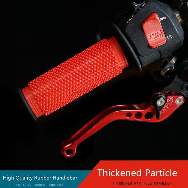 Motor Vehicle Motorcycle Refit Hand New Pattern Thickening Handlebar Grip Rubber Motorbike Hand Grips Universal Part