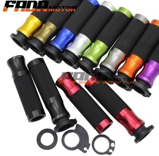 7/8'' 22mm Motorcycle Handlebar Grips & Handle Cover CNC Aluminum Aolly For Yamaha Kawasaki Honda Suzuki Harley Motorcycle Accessories