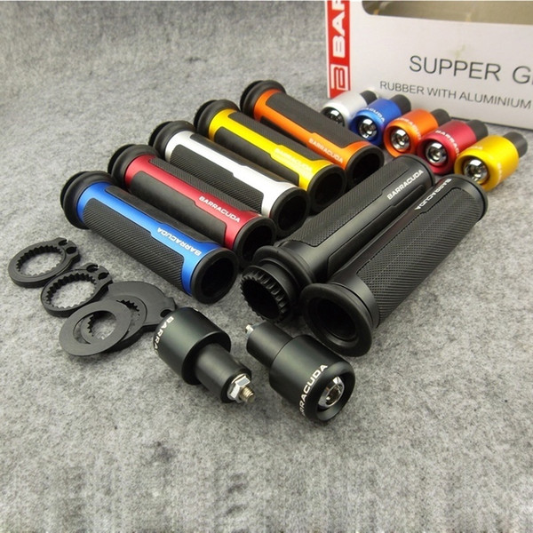 22MM Motorcycle Universal CNC Aluminum Alloy Handle Cover Handlebar Grip With Handle Plugs Motorcycle Modification Accessories