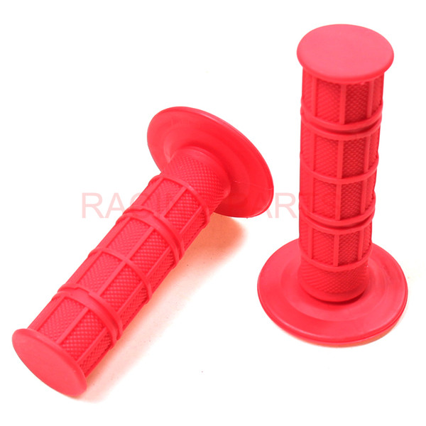 Red MX Gel Rubber HandleBar Grip For YZ80 85 125 250 250F 400F 426F 450F WR125 250 250F 426F 450F TTR250 Enduro Motocross