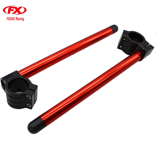 Red Regular 31mm - 55mm Handlebar Clip-ons Fork Handle Bars Clip ons For CBR600RR CBR1000RR GROM CBR250R CBR300R CBR500R