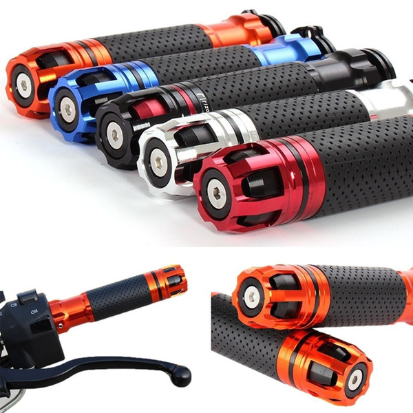 7/8'' 22mm Motorcycle Throttle CNC Aluminum Alloy Rotatable Handlebar Hand Grips