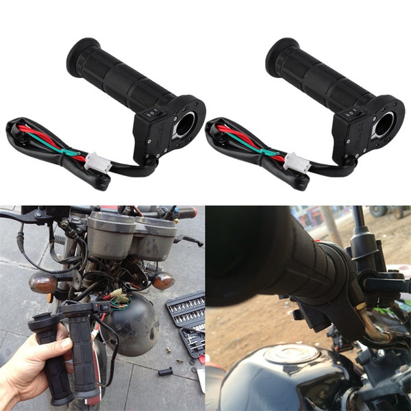 2pcs/LOT HOTGRIP DONG SHI RONG 22mm Motorcycle Electric Heated Warm Molded Grips Handle Handlebar Warmer for Moto Ungrade Wholesale