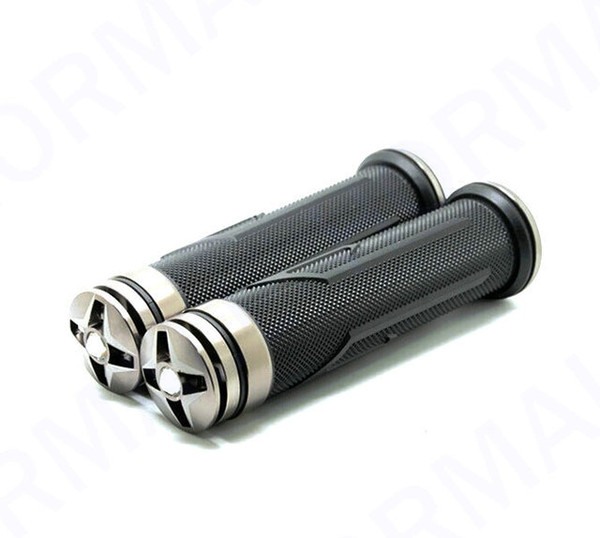 free shipping ! Multicolor Rubber aluminum motorcycle Grips Scooter Hand Grips suit for 7/8'' 22mm handle bar