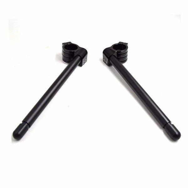 motorcycle Aluminum Fork Tube Clip-on Handlebar clip on Regular Black 35mm