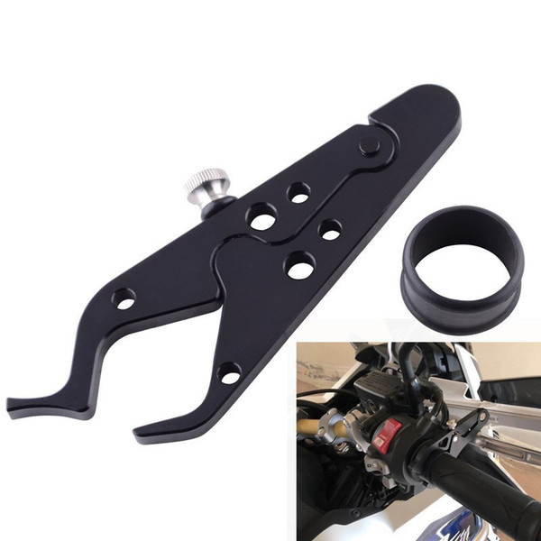 Universal Motorcycle Throttle Lock Cruise Control Clamp Aluminum Cruise Control Assist Rubber Ring Scooter Assist