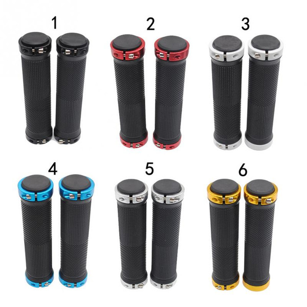 1 Pair Mould Proof Skid Resistance Bicycle Handlebar Cover Grips Smooth Soft Rubber for Fixed Gear MTB Bike