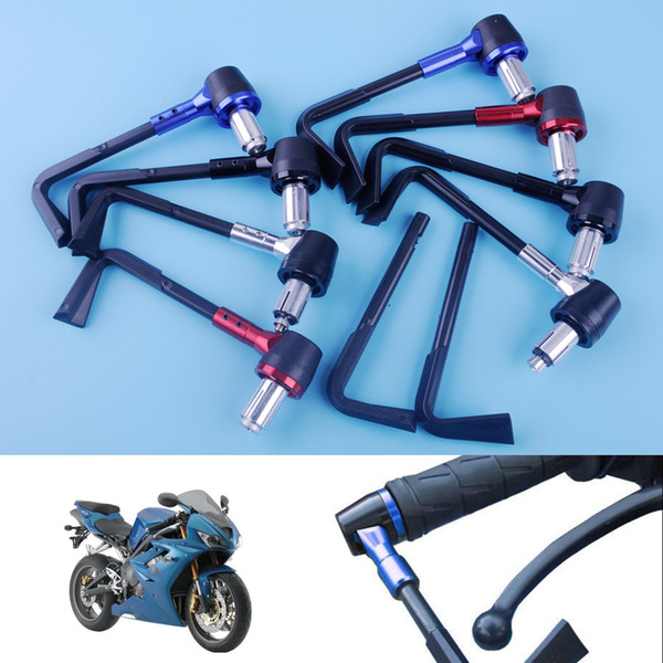 beler 4pcs Motorcycle Bicycle 22mm 7/8 inch Brake Clutch Lever Protector Guard Handguard Adjustable Bar Grips Motorbike