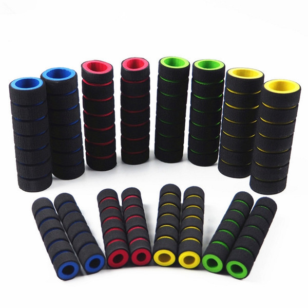 Sweat proof anti slip Handlebar Grips 4 pcs Set Sponge for Motorcycle Scooter Moto e Bike Handlebar Gripes