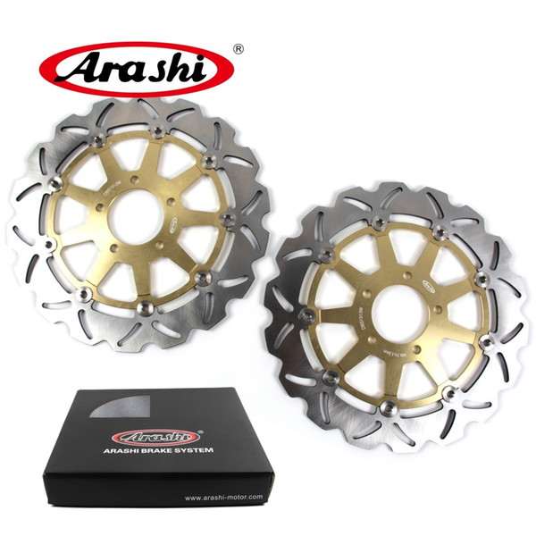 Arashi Motorcycle Front Brake Discs Rotors For Suzuki GSXR1000 GSX-R 1000 2001 2002 GSX1400 2002- 2007 2003 2004 2005 2006