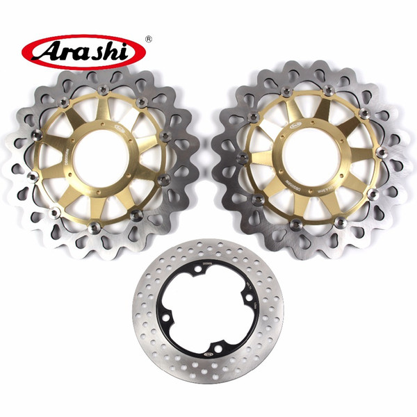 ARASHI 1Set For HONDA CBR1000RR SP 2014 2015 Front Rear Brake Disk Disc Rotor CBR1000RR CBR 1000 RR 2008 2009 2010 2011 2012-2015