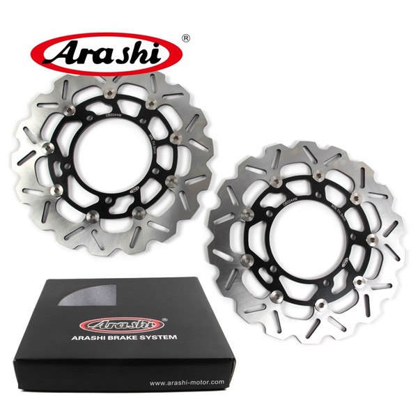 Brand New Arashi Brake Disc For Suzuki B-KING 2008-2010 2008 2009 2010 GSX1300BK Motorcycle CNC Front Brake Discs Rotors Aluminum