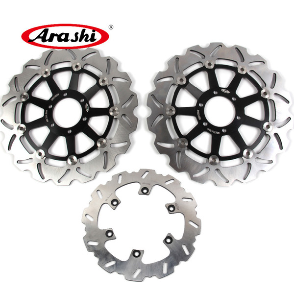 Arashi For Yamaha FZ GENESIS 750 1992 Front Rear Brake Disc Disk Rotors Kit Motorcycle Accessories FZ750 92 CNC Aluminum