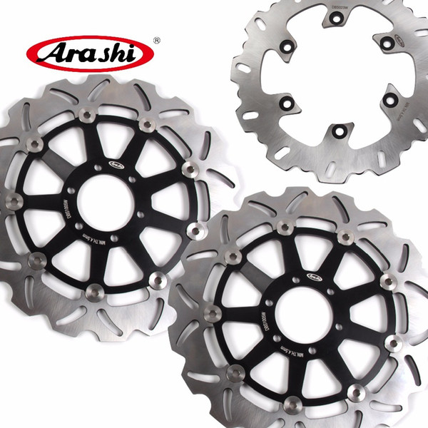 Arashi For YAMAHA XJR 400 1995 - 2000 Front Rear Brake Disc Disk Rotor Kit Motorcycle Accessories XJR400 1996 1997 1998 1999 CNC Aluminum