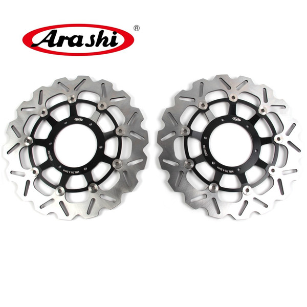 Arashi Front Brake Discs Rotors For Honda CBR1000RR 2004 2005 CBR 1000 RR CBR1000 1000RR Motorcycle Aluminum Brake Disc Rotor Disck