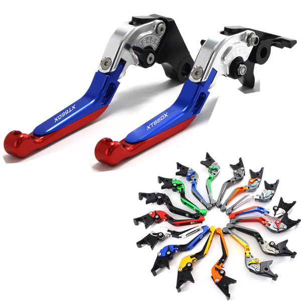 For Yamaha XT660X XT 660 X XT 660X SuperMotard 2004 - 2008 2007 2006 CNC Motorcycle Folding Extendable Hot Clutch Brake Levers