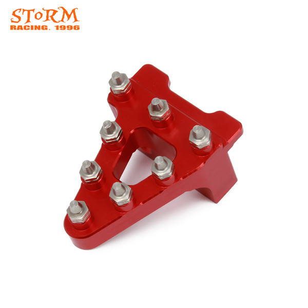 CNC Aluminum Motorcycle Brake Pedal Step Tip For SDG SSR COOLSTER 70 90 107 110 125CC dirt pit bike