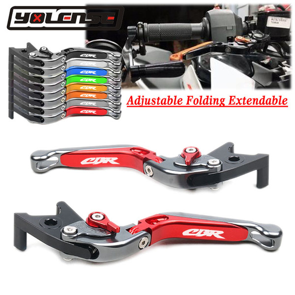 For CBR250R CBR 250R 2011-2013 CBR300R 2014-2016 CBR500R GROM Motorcycle Adjustable Folding Extendable Brake Clutch Levers
