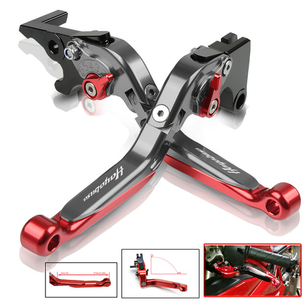 For HAYABUSA 1999-2007 2000 2001 2002 2003 2004 Motorcycle Accessories Folding Extendable Adjustable Brakes Clutch Levers