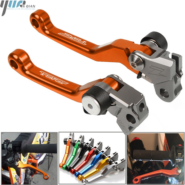 For YAMAHA TRICKER 2004-20222016 2015 2014 Motocross CNC Aluminum Dirt Bike Pit bike Pivot Handle Lever Brake Clutch Levers