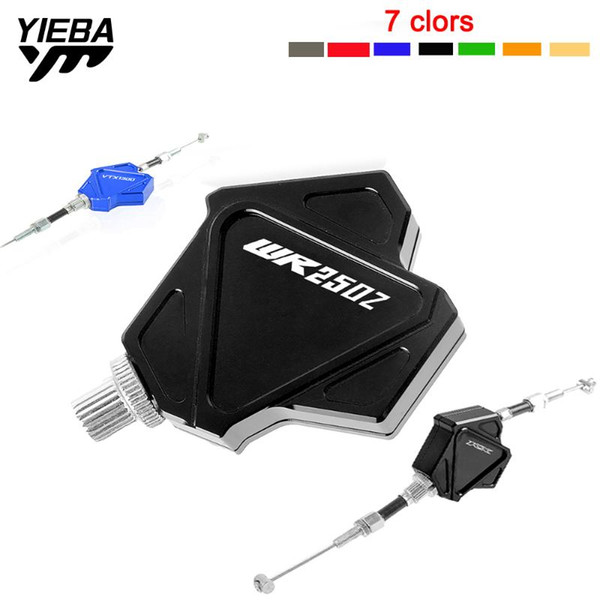 For Yamaha WR250Z WR 250 Z With Logo Motorcycle Accessories CNC Aluminum Stunt Clutch Levers Easy Pull Cable System Motocross