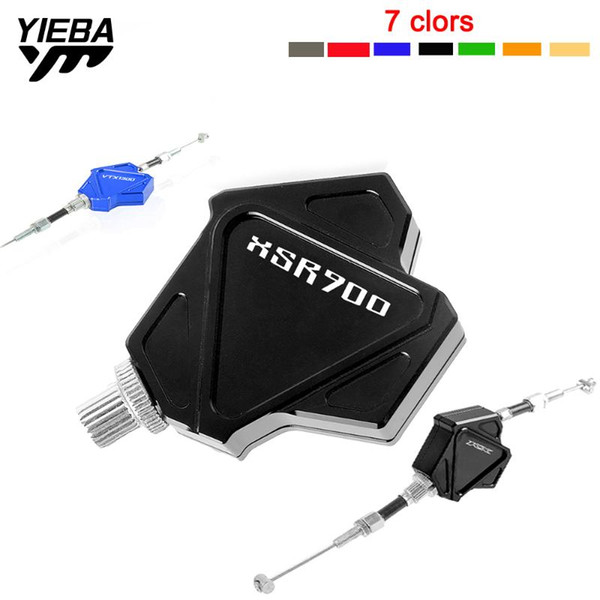For Yamaha XSR900 XSR 900 With Logo Motorcycle Accessories CNC Aluminum Stunt Clutch Levers Easy Pull Cable System Motocross