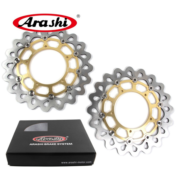 Arashi YZF-R1 Front Brake Disc For Yamaha YZF R1 2004 2005 2006 2015 Motorcycle Brake Disk Rotor CNC Aluminum Black YZF-R1M R1M