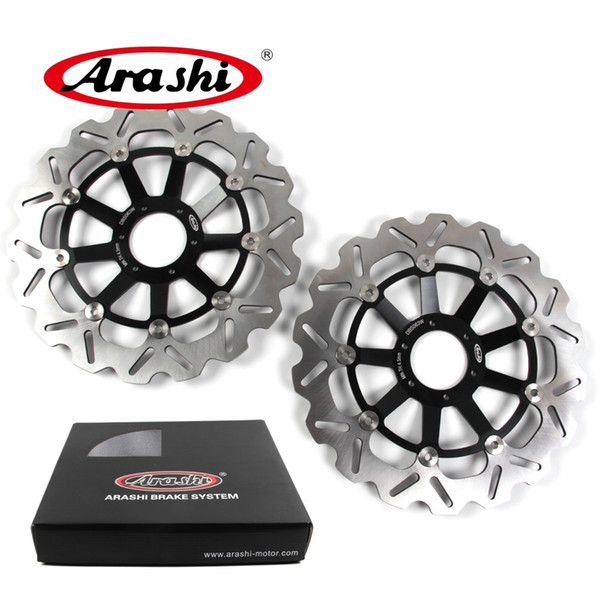 Arashi Front Brake Disc For HONDA CBR900RR 1998 1999 CBR 900 RR Motorcycle Floating Brake Disk Rotor CBR900 900RR 98 99 CNC Aluminum Gold