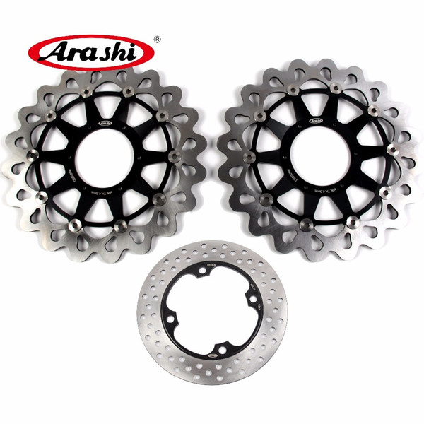 Arashi For HONDA VTR SP1 RC51 1000 2000 - 20004 Front Rear Brake Disk Disc Rotor VTR1000 2001 2002 2003