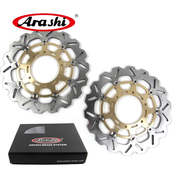 Arashi Front Brake Disc Rotor For Suzuki GSXR600 2008 2009 2010 2011 2012 2013 2014 GSX-R 600 Motorcycle Brake Disk Rotors CNC Aluminum