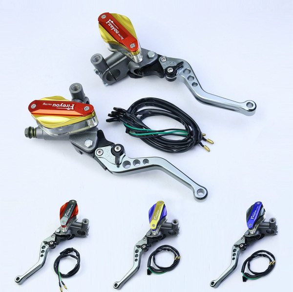 CNC Motorcycle Brake Pump Hydraulic Clutch Lever Master Cylinder 14mm for Yamaha Kawasaki Suzuki Honda Universal 7/8