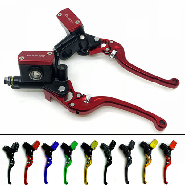 DIHODA 14mm Piston Universal 6 adjust lever Handle Hydraulic clutch Brake Pump Master Cylinder Motorcycle Racing For HONDA Yamaha Kawasaki