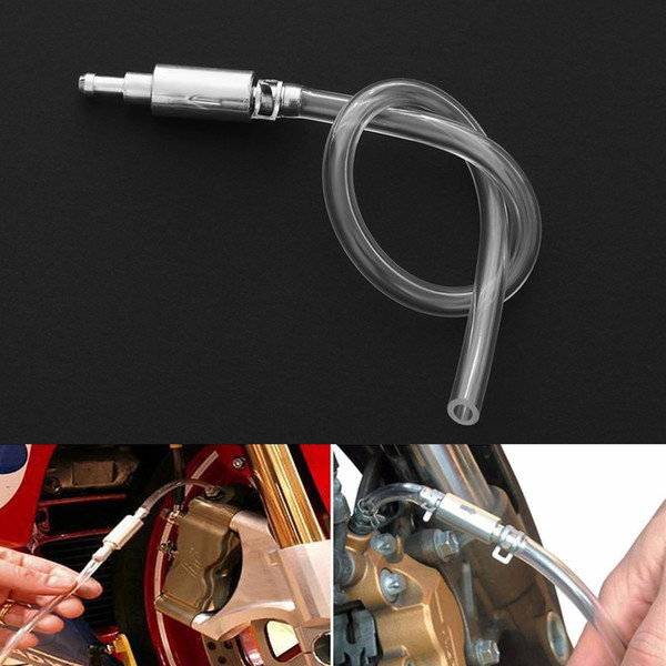 Motorcycle Car Clutch Brake Bleeder Hose One Way Valve Tube Bleeding Tools Kit