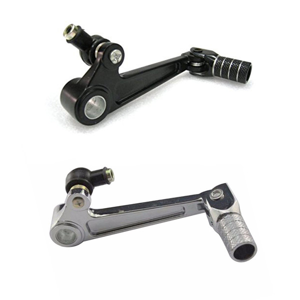 Black/Silver Motorcycle Folding Gear Shift Lever For Suzuki Hayabusa GSX1300R 1999-2007