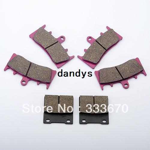2pcs/lot 6 Front & Rear Brake Pads For Suzuki GSX 1300 R Hayabusa GSF 1200 Bandit 750 1100 W T TL 1000 R,dandys