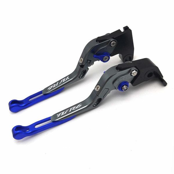 Adjustable Folding Extending Brake Clutch Levers For YAMAHA YZFR6 YZF R6 2005-2016